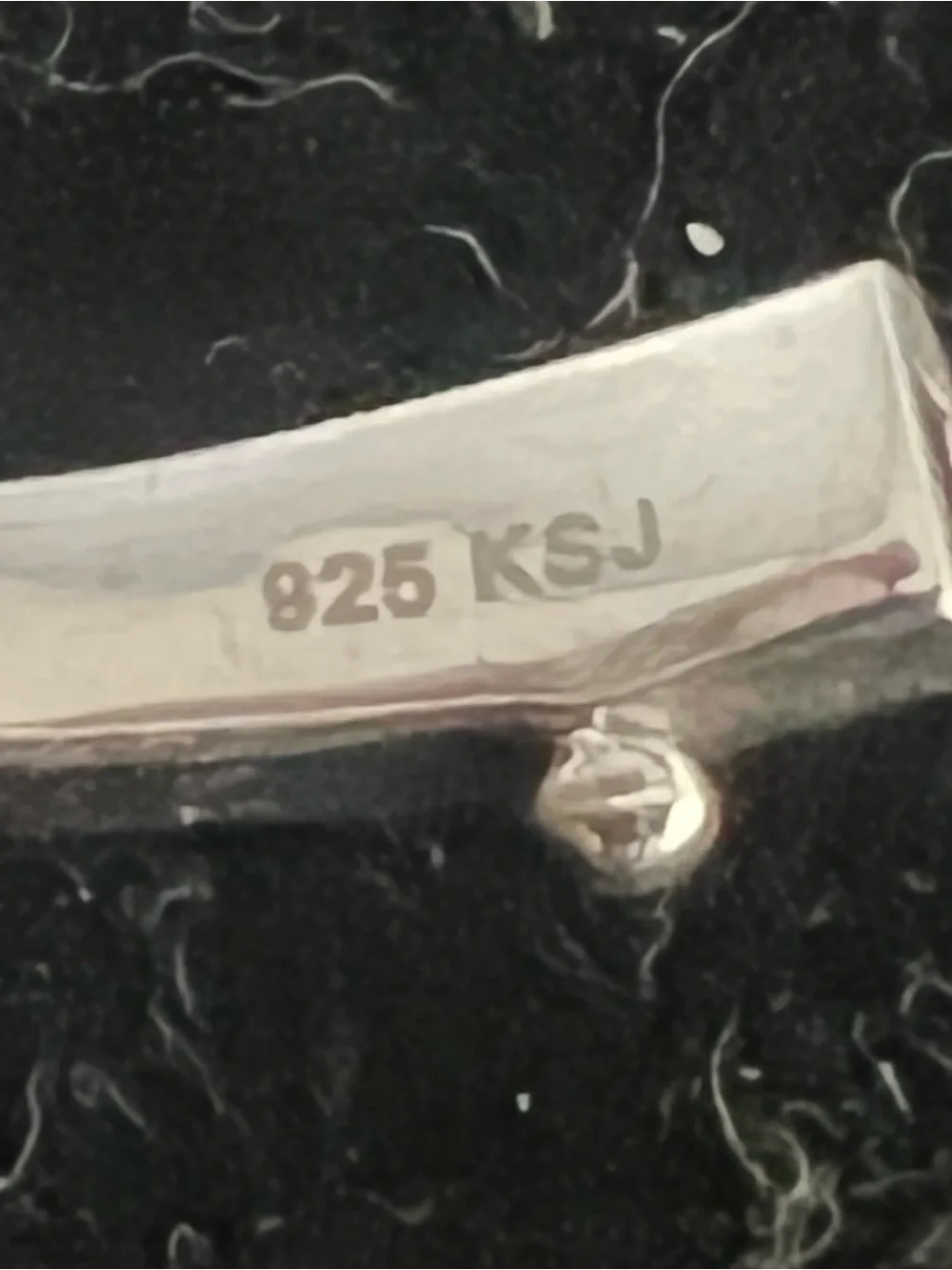 925 Sterling silver diamond swirl heart hinged bangle bracelet. KSJ